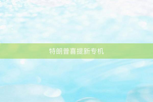 特朗普喜提新专机